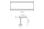 PERFIL RIEL TOLDO CORTINA TLD30 2MTS BL